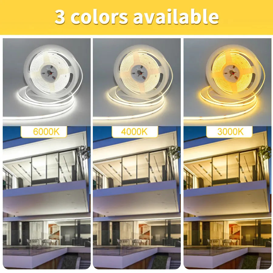 Linear Dimmable Strip Lights 8mm