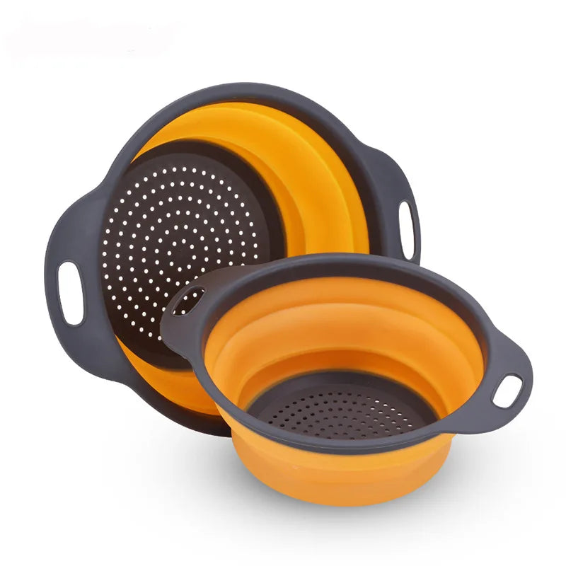 Silicone drainage basket