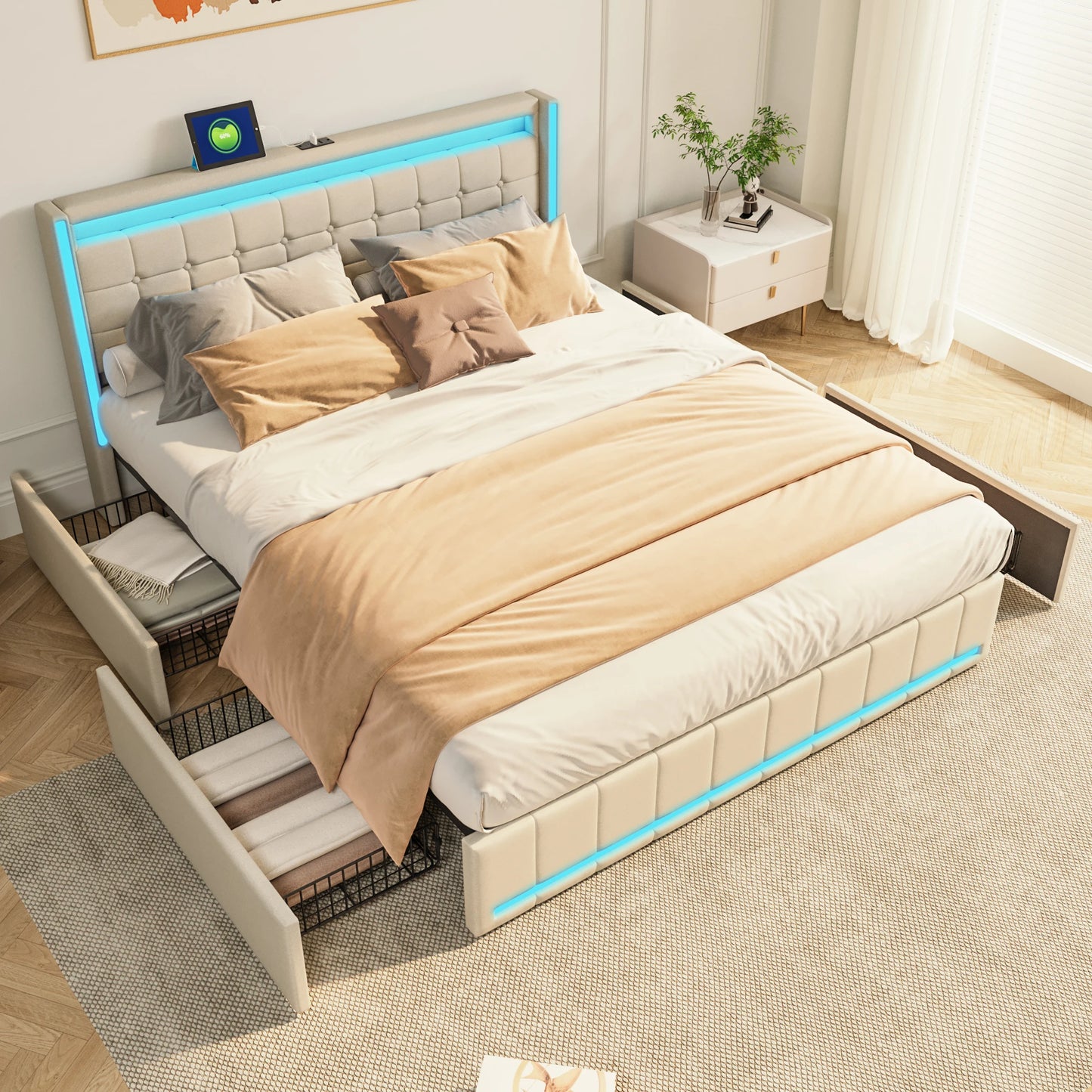 Upholstered Bed