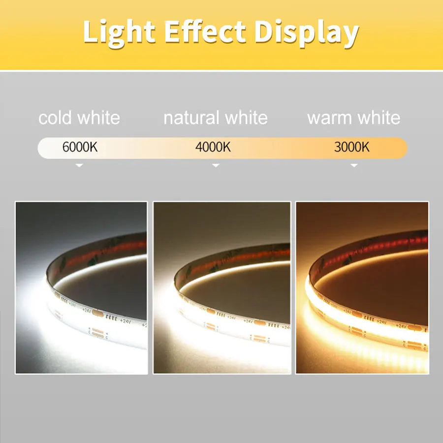 Linear Dimmable Strip Lights 8mm