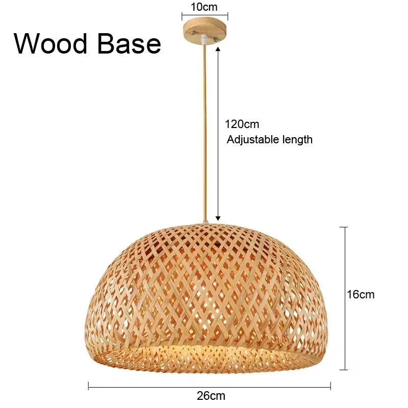 Bamboo Hanging Lamp Pendant