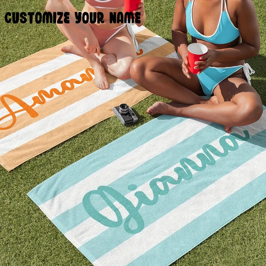 Beach Towel Striped Pattern