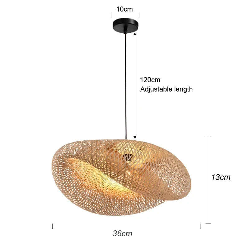Bamboo Hanging Lamp Pendant