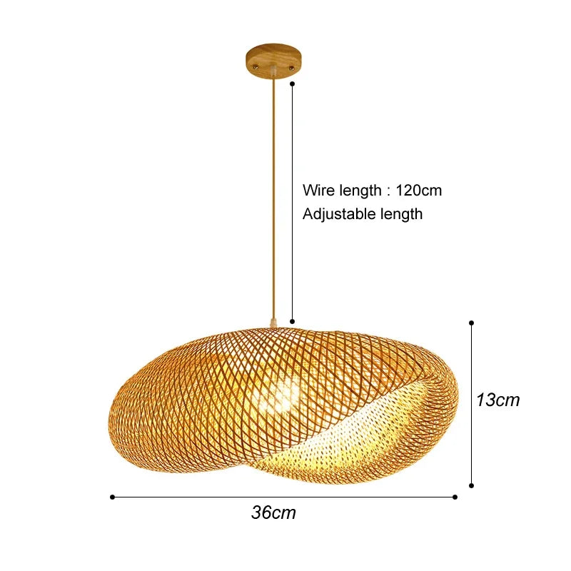 Bamboo Hanging Lamp Pendant