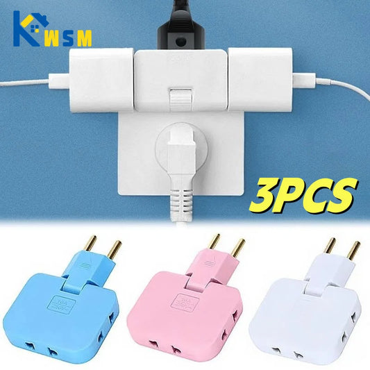 EU Plug 3 Outlet Power Strip