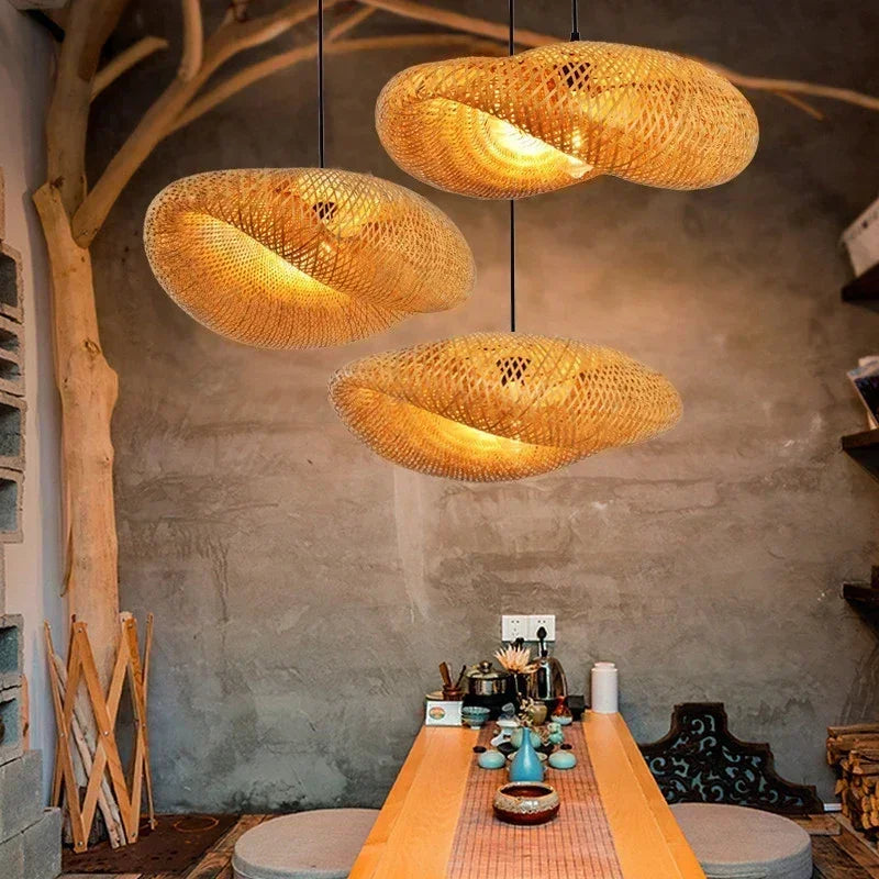 Bamboo Hanging Lamp Pendant