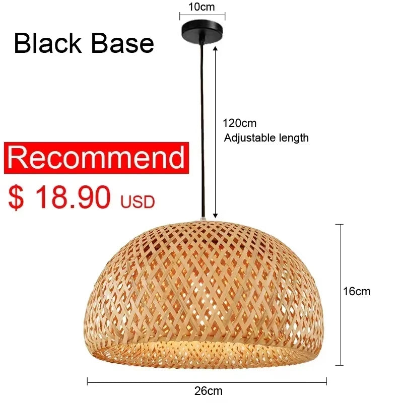 Bamboo Hanging Lamp Pendant